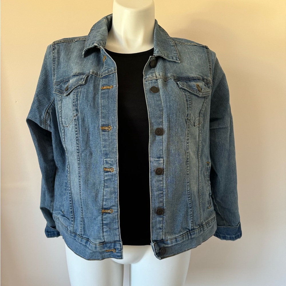 Distressed Sonoma denim jacket